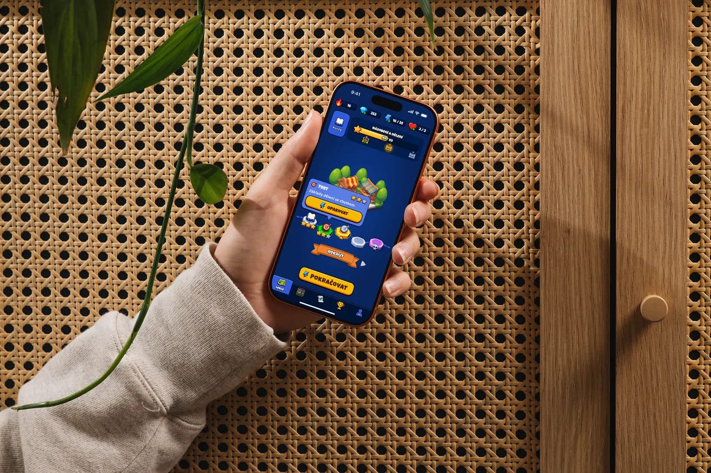 Ukázka mobilní aplikace od Aestio